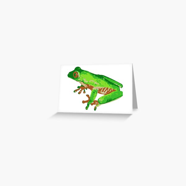 La grenouille Carte de vœux