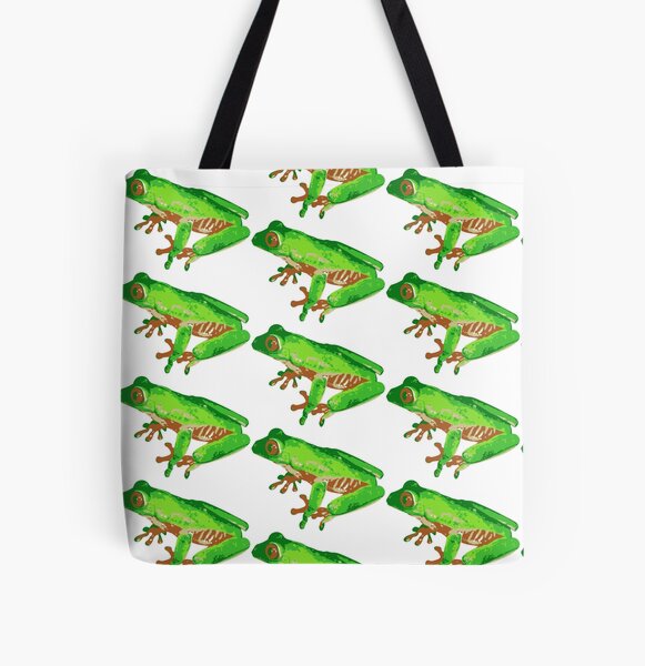 La grenouille Tote bag doublé