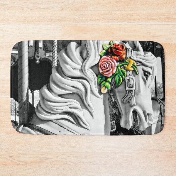 Item preview, Carousel Horse B&W designed and sold by What I See by Dawne.