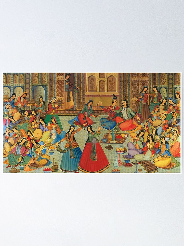 "persian art" Poster for Sale by uolaf Redbubble