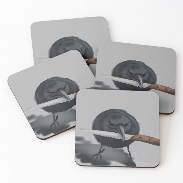 Item preview, Crow With a Knife designed and sold by SourAnita.