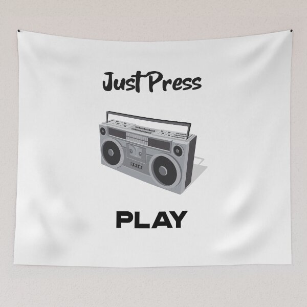 Item preview, Just Press Play designed and sold by up4tee.