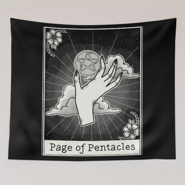 Item preview, Page of Pentacles designed and sold by WyrdandWoven.
