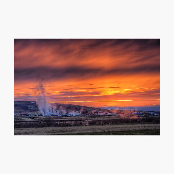 Steam Vents Photographic Print