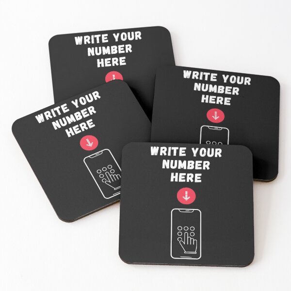 Item preview, Write Your Number Here designed and sold by LamV.