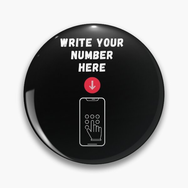 Item preview, Write Your Number Here designed and sold by LamV.
