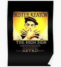 Buster Keaton - The High Sign Poster