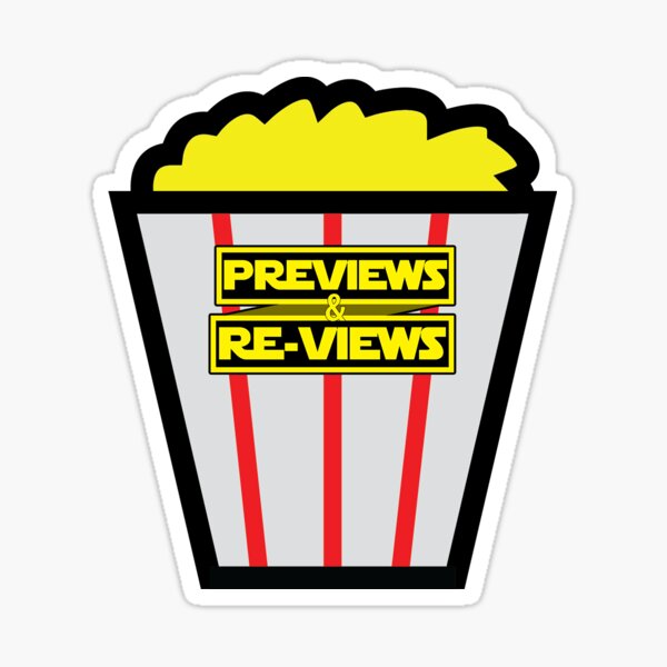 Item preview, The "Previews & Re-Views" Popcorn Bucket w/Star Logo designed and sold by Revolve Studios , LLC.