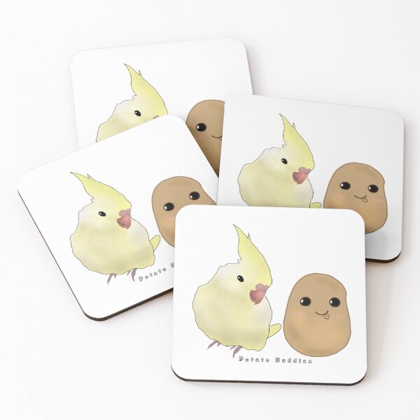 Item preview, Cockatiel And Silly Potato designed and sold by legitparrot.
