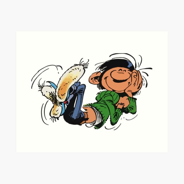 Gaston Lagaffe Impression artistique