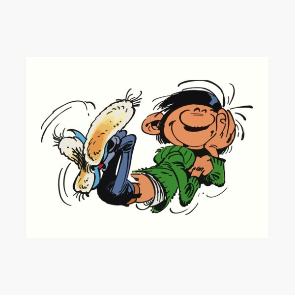 Gaston Lagaffe Art Print