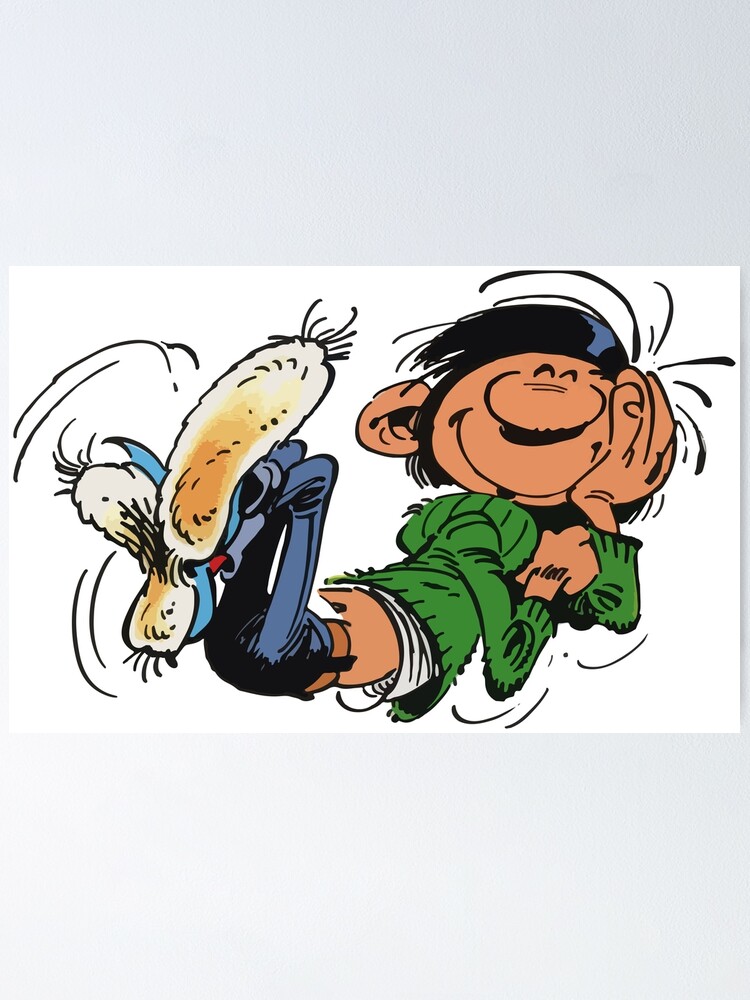 Gaston Lagaffe Poster By Rickelodeon Redbubble