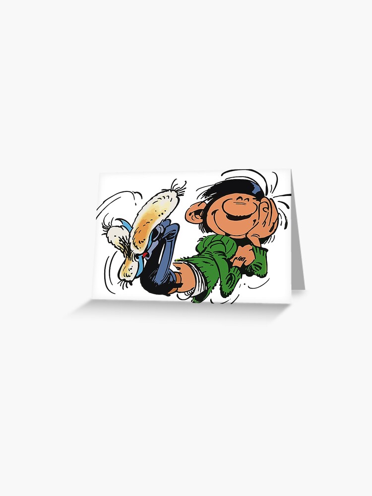 Gaston Lagaffe Greeting Card By Rickelodeon Redbubble