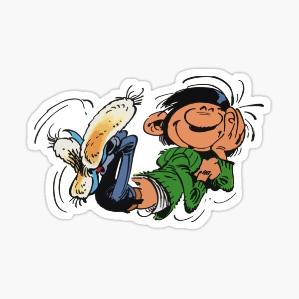 Gaston Lagaffe Sticker