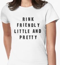 Rink: Friendly Little And Pretty Women's Fitted T-Shirt