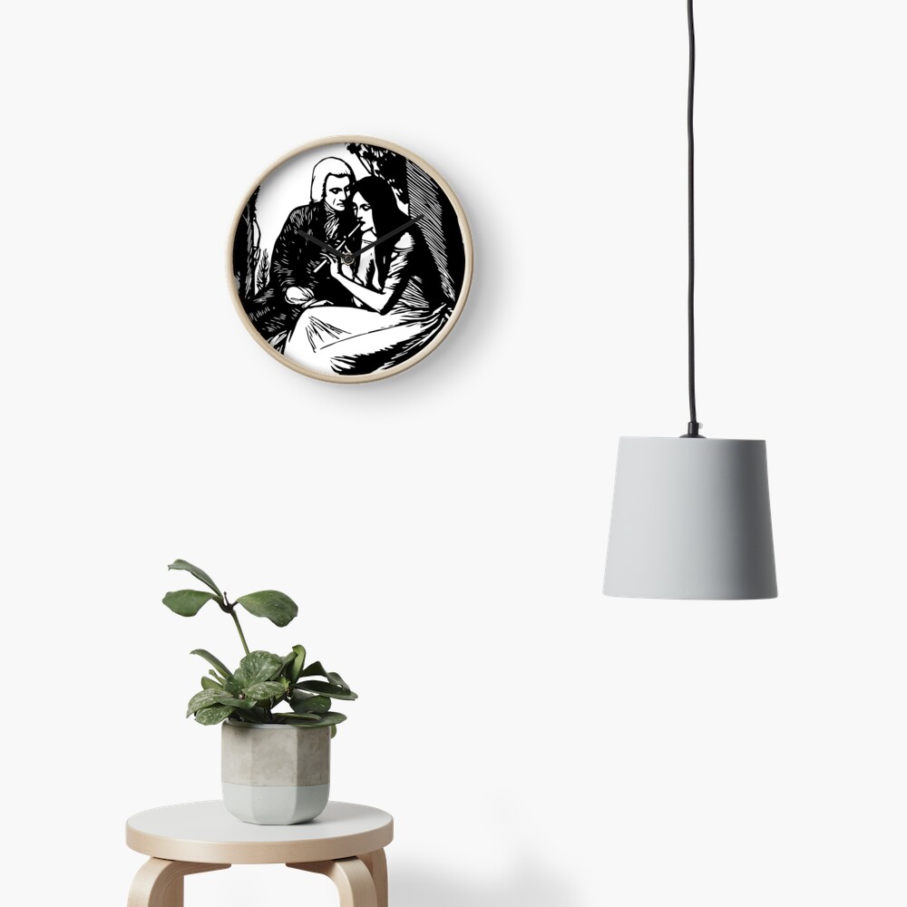 Aperçu de l'œuvre Horloge créée et vendue par RosaLeeDesign.