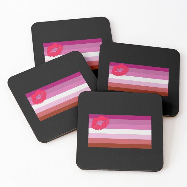Item preview, Lipstick Lesbian Pride Flag  - LGBTQ - Gay Pride  designed and sold by MrRoccoBlue.