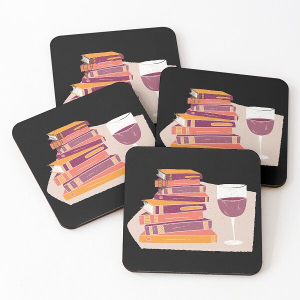 Item preview, Wine and book - Gift idea for reader designed and sold by Watersolution.
