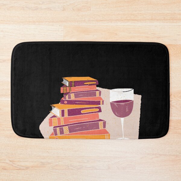 Item preview, Wine and book - Gift idea for reader designed and sold by Watersolution.