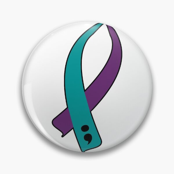Item preview, Suicide Awareness Ribbon designed and sold by blakcirclegirl.
