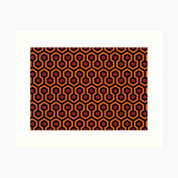 the shining overlook hotel carpet pattern Art Print