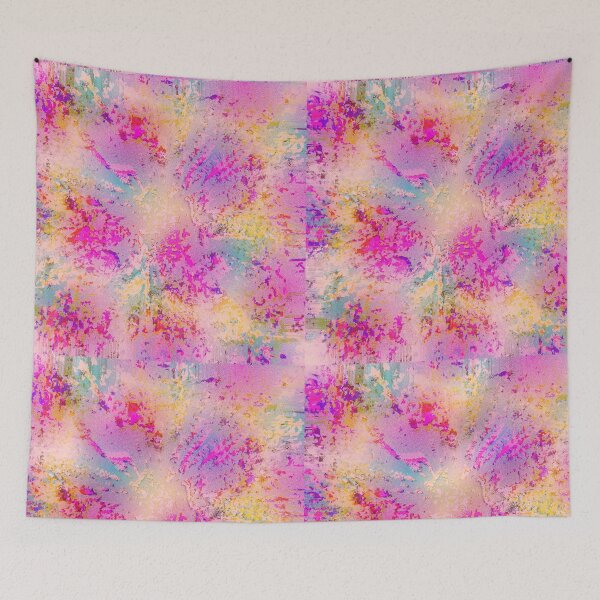 Item preview, Very vibrantly unique yellow pink rose colored design designed and sold by OSG369.