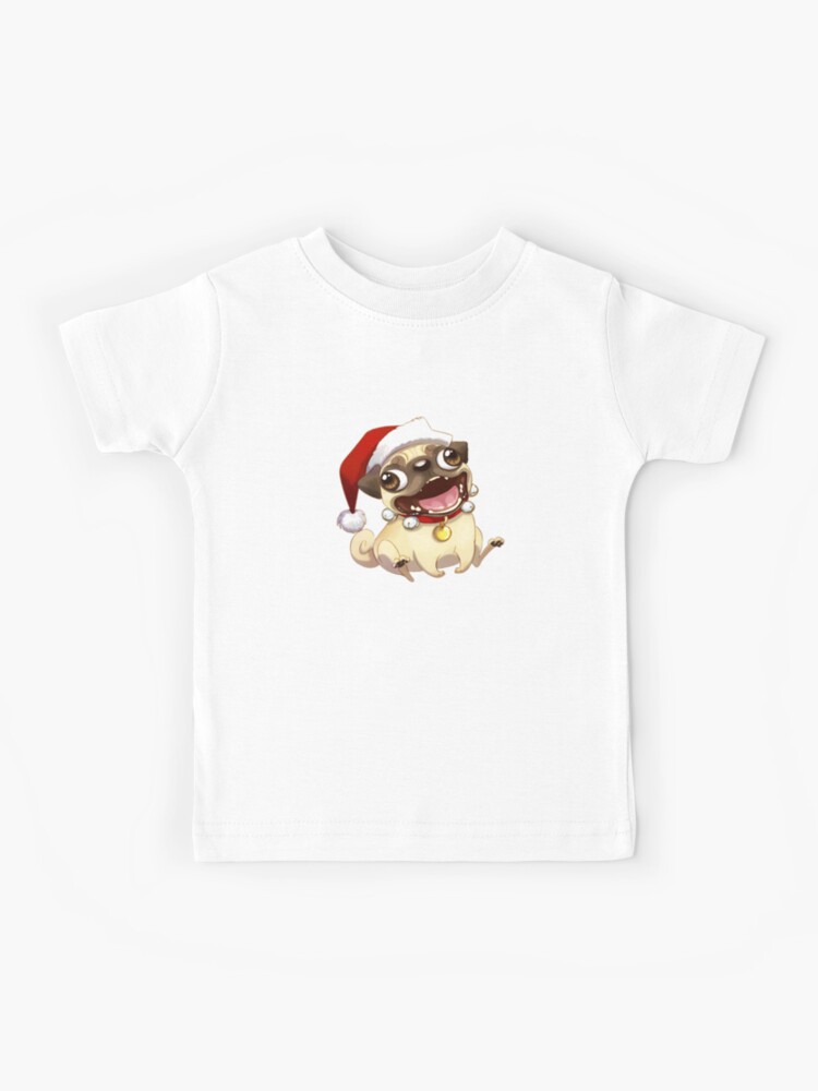 kids pug christmas jumper