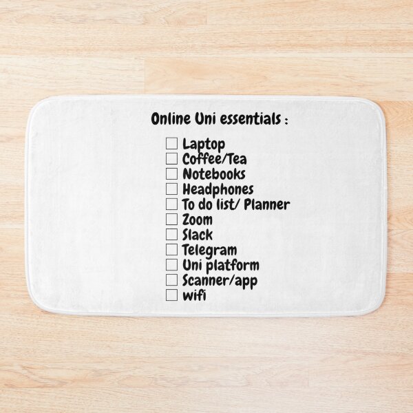 Item preview, Online Uni essentials checklist stickers designed and sold by kina lakhani.