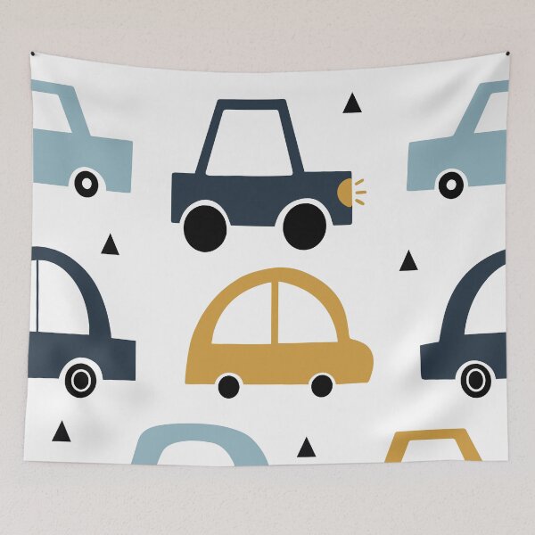 Item preview, Blue Cars Kids Design designed and sold by indiebeetees.