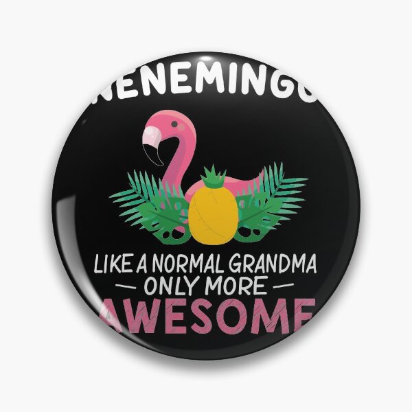 Item preview, Nenemingo Funny  Nene Birthday Flamingo Gift designed and sold by zedesignn.
