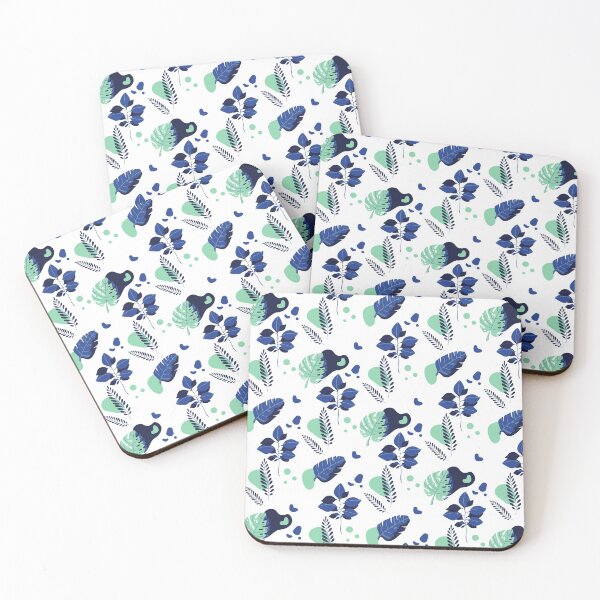 Item preview, Preciosas hojas azules designed and sold by Apparelly.