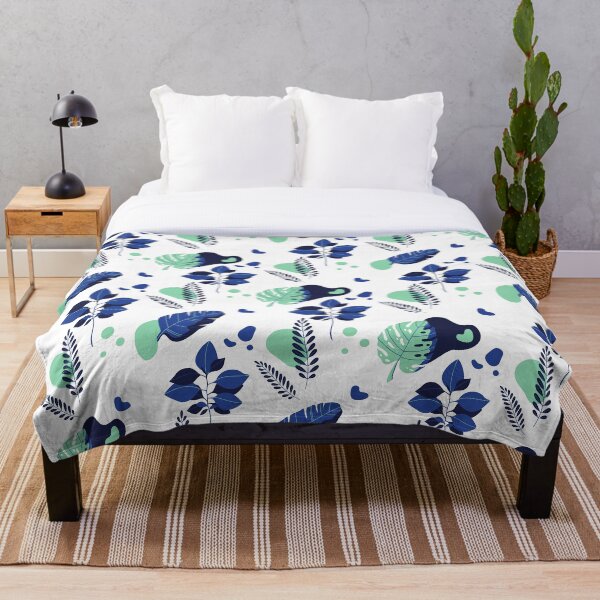 Item preview, Lovely Blue Leaves designed and sold by Apparelly.