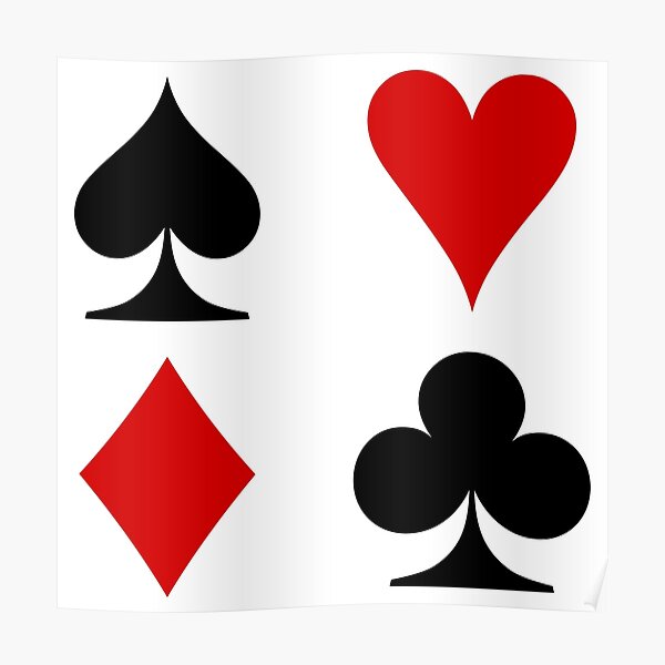 "Card Symbols " Poster by nikolap99 | Redbubble