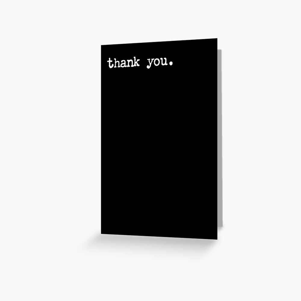 a-thank-you-card-greeting-card-for-sale-by-some-words-redbubble