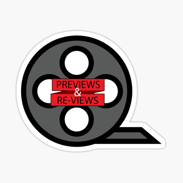 Item preview, Film Reel with the Original "Previews & Re-Views" Logo designed and sold by Revolve Studios , LLC.