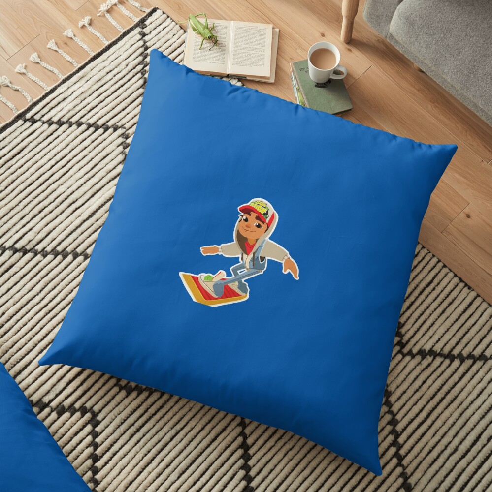 Jake from Subway Surfers Floor Pillow