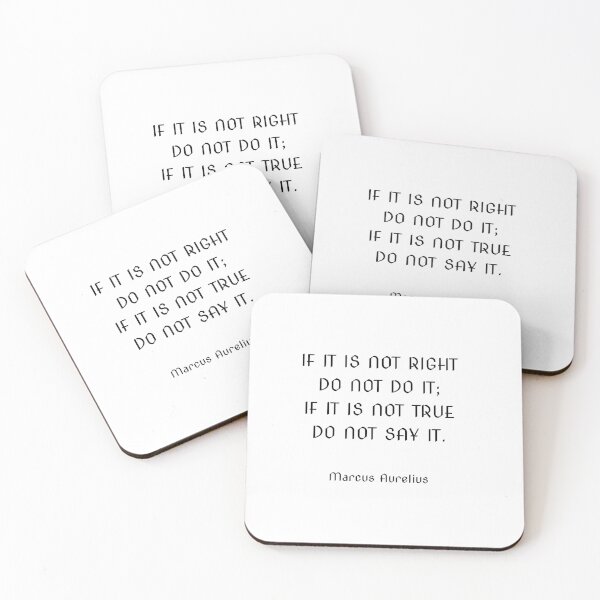Item preview, If it is not right do not do it-  if it is not true do not say it - Marcus Aurelius stoic quotes designed and sold by Inspirationmotivation.