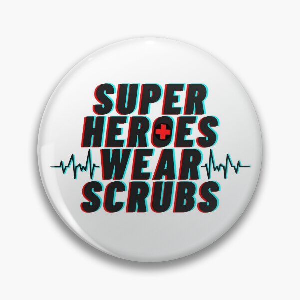 Item preview, Super Heroes Wear Scrubs - Healthcare Professionals -Nurses designed and sold by WishingInkwell.