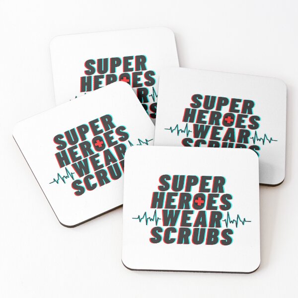 Item preview, Super Heroes Wear Scrubs - Healthcare Professionals -Nurses designed and sold by WishingInkwell.