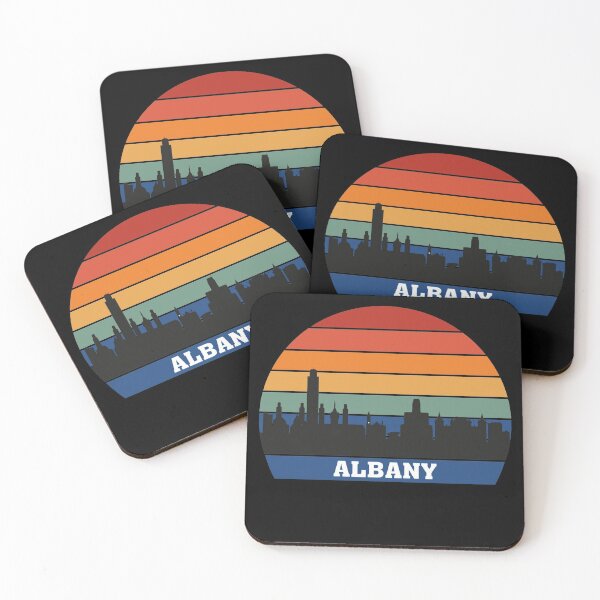 Item preview, Albany Skyline Souvenir New York USA Silhouette designed and sold by TeeHome.
