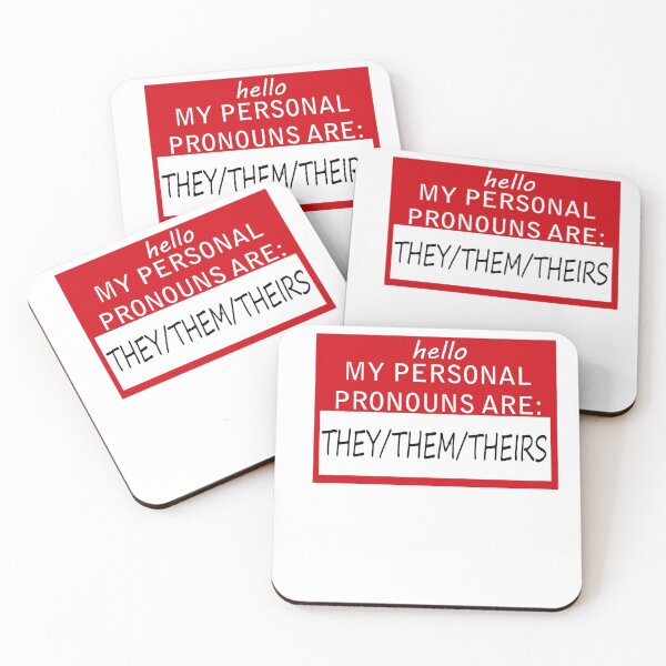Item preview, Personal Pronouns They Them Theirs designed and sold by Blissikins.