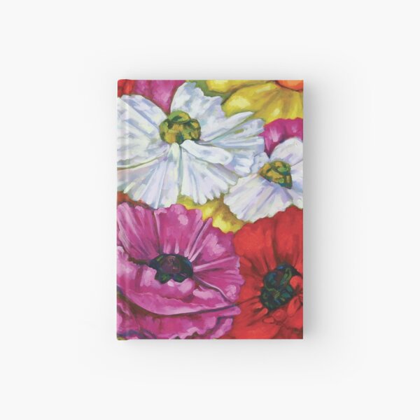 Colorful Ranunculus Buttercup Flowers Hardcover Journal