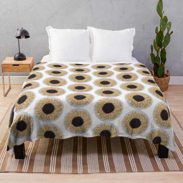 Item preview, Hand Embroidered Sunflower Design designed and sold by jeminamarina.