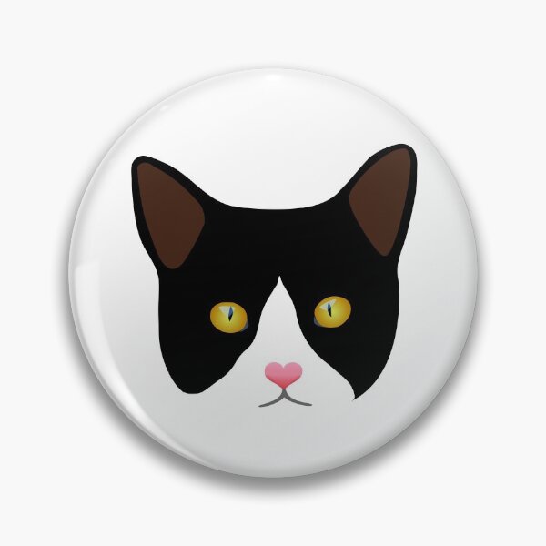 Item preview, Black & White Tuxedo Cat designed and sold by somecallmebeth.