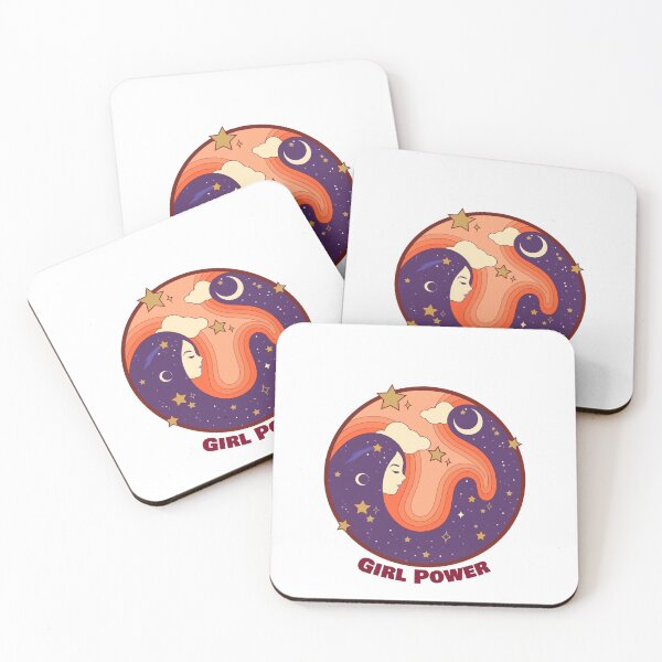 Item preview, Girl power retro design designed and sold by TOT-SA0.