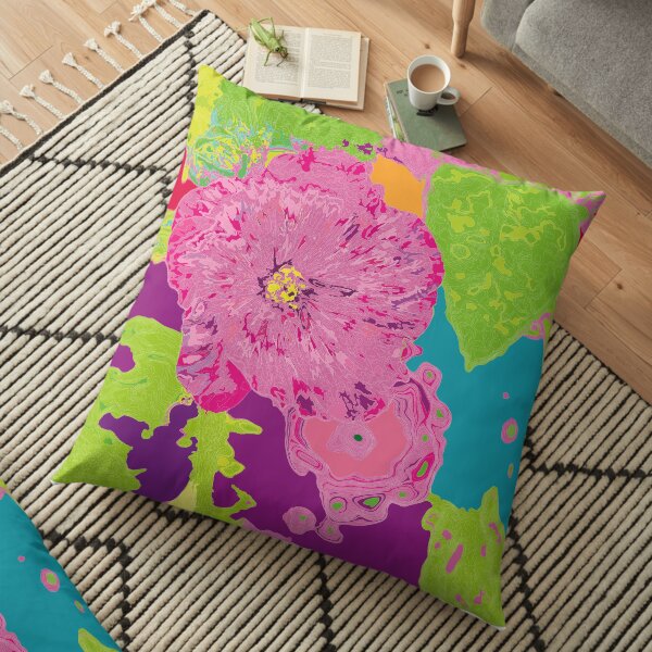 Alcea Rosea Coussin de sol