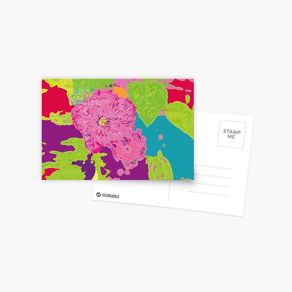 Alcea Rosea Carte postale