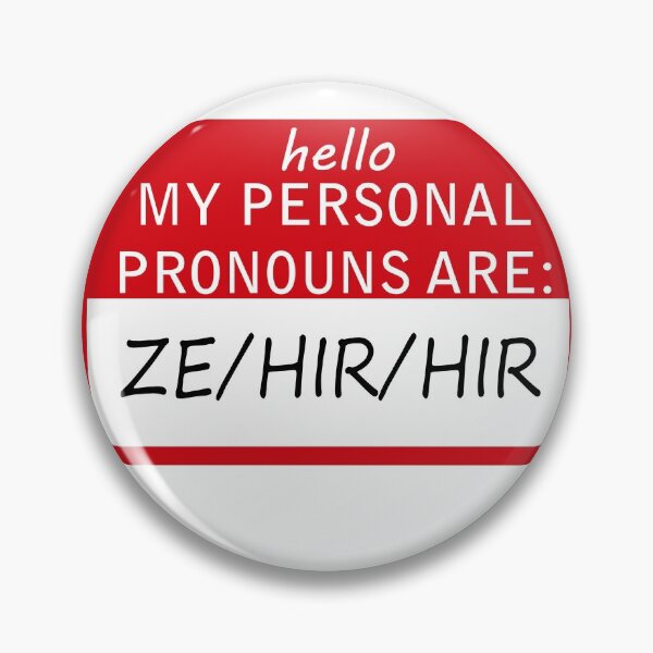 Item preview,  Personal Pronouns Ze Hir Hir designed and sold by Blissikins.