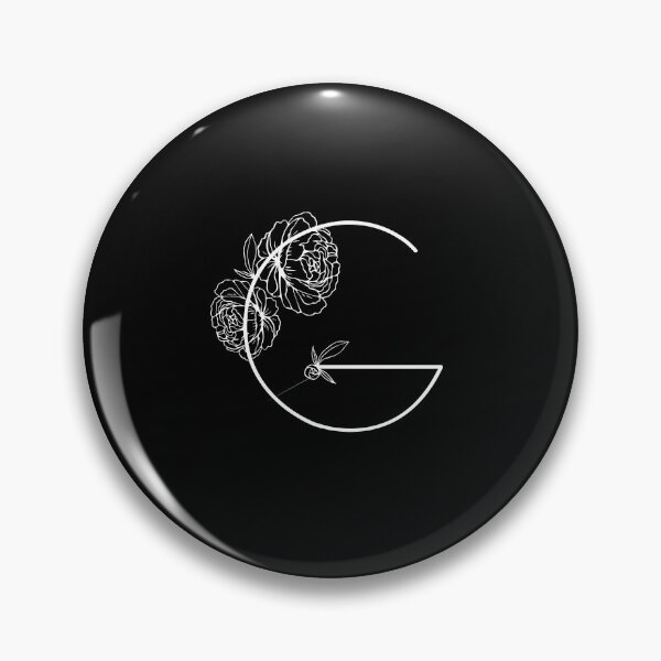 Item preview, Letter G Amelie Style Floral Monogram Initials For Women And Girls designed and sold by Poshtart.