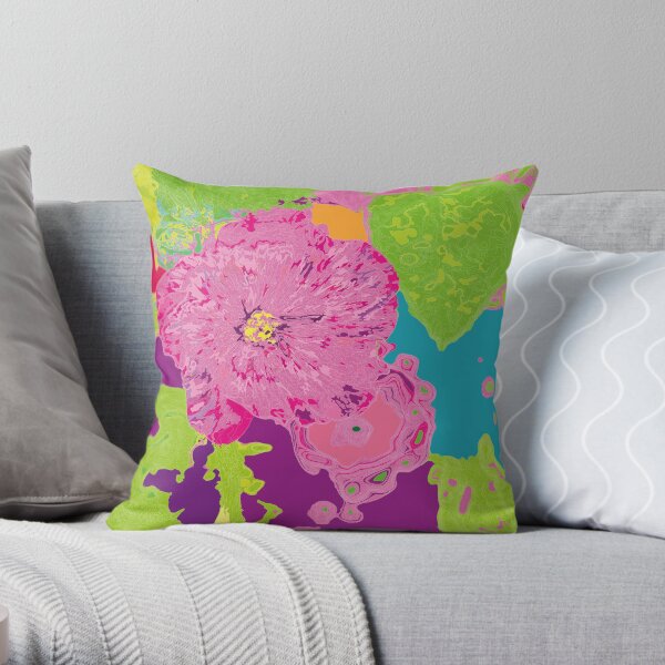 Alcea Rosea Coussin